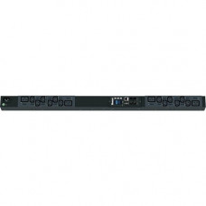 Panduit SmartZone G5 Intelligent 16-Outlets PDU - Monitored/Switched - NEMA L6-20P - 12 x IEC 60320 C13, 4 x IEC 60320 C19 - 208 V AC - Network (RJ-45) - 0U - Horizontal - Rack Mount - Rack-mountable P16E24M-BU5C