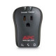 APC SurgeArrest Essential - Surge protector - AC 120 V - output connectors: 1 - charcoal P1T