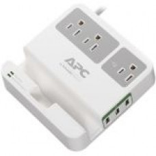 APC SurgeArrest Essential - Surge protector - AC 120 V - output connectors: 6 P3U3