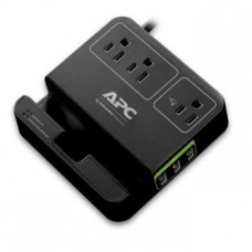 Schneider Electric Sa APC Essential Surgearrest P3U3B - Surge protector - AC 120 V - 1440 Watt - output connectors: 6 - black P3U3B