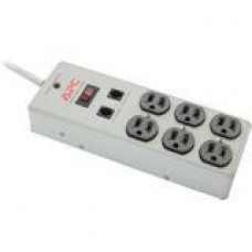 American Power Conversion  APC SurgeArrest Essential 6 Outlets Surge Suppressor - Receptacles: 6 x NEMA 5-15R - 540J P6TM10