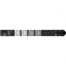 HPE G2 P9R77A 6-Outlet PDU - Metered - CS8265C - 6 x IEC 60320 C19 - 230 V AC - 8300 W - 1U - Horizontal - Rack-mountable - TAA Compliance P9R77A