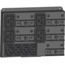 Vertiv Co Liebert MPH2 Outlet Metered PDU - 60A, 200-240V, Three-Phase 18 Outlets (6 C13 + 12 C19), 200-240V, IEC 60309 60A 3P4W, Vertical 0U" PD2-200