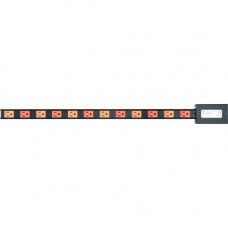 Middle Atlantic Products PDT-2X615S 12-Outlets Power Strip - 12 PDT-2X615S