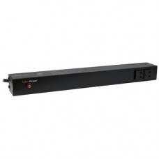 CyberPower Basic PDU15B2F10R 12-Outlets PDU - 12 x NEMA 5-15R - 1U Rack-mountable, Zero U Vertical Rackmount - RoHS Compliance PDU15B2F10R