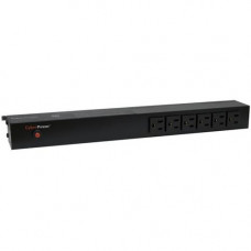 CyberPower Basic PDU15B6F8R 14-Outlets PDU - 14 x NEMA 5-15R - 1U Rack-mountable, Zero U Vertical Rackmount - RoHS Compliance PDU15B6F8R