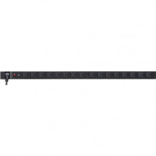 CyberPower Basic PDU15BV16F 16-Outlets PDU - 16 x NEMA 5-15R - Zero U Vertical Rackmount - RoHS Compliance PDU15BV16F