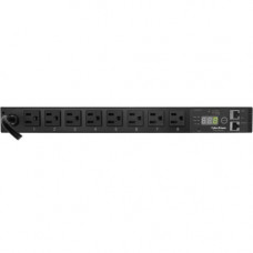 CyberPower Monitored PDU RM 1U PDU15M8FNET 15A 8-Outlet - 8 x NEMA 5-15R - Zero U 19" Rack-mountable, 1U 19" Rack-mountable - RoHS Compliance PDU15M8FNET