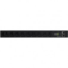 CyberPower Monitored PDU RM 1U PDU15MHVIEC8FNET 15A 8-Outlet - 8 x IEC 60320 C13 - Zero U 19" Rack-mountable, 1U 19" Rack-mountable - RoHS Compliance PDU15MHVIEC8FNET