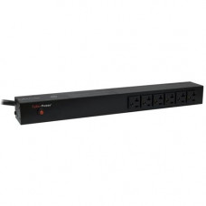 CyberPower Basic PDU20B6F10R 16-Outlets PDU - 16 x NEMA 5-20R - 1U Rack-mountable, Zero U Vertical Rackmount - RoHS Compliance PDU20B6F10R