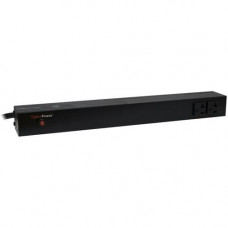 CyberPower Basic PDU20BT2F10R 12-Outlets PDU - 12 x NEMA 5-20R - 1U Rack-mountable, Zero U Vertical Rackmount - RoHS Compliance PDU20BT2F10R