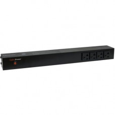 CyberPower Basic PDU20BT4F10R 14-Outlets PDU - 14 x NEMA 5-20R - 1U Rack-mountable, Zero U Vertical Rackmount - RoHS Compliance PDU20BT4F10R