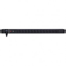 CyberPower Basic PDU20BVT14F 14-Outlets PDU - 14 x NEMA 5-20R - Rack-mountable, Zero U Vertical Rackmount - RoHS Compliance PDU20BVT14F