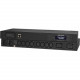 CyberPower PDU20MHVIEC10AT Metered ATS PDU 200-240V 20A 1U 10-Outlets (2) IEC C20 - 8 x IEC 60320 C13, 2 x IEC 60320 C19 - 230 V AC - Network (RJ-45) - 1U - Horizontal - Rack-mountable - RoHS Compliance PDU20MHVIEC10AT