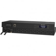 CyberPower PDU20MT10AT Metered ATS PDU 120V 20A 1U 10-Outlets (2) L5-20P - 10 x NEMA 5-20R - 120 V AC - Network (RJ-45) - 1U - Horizontal - Rack-mountable - RoHS Compliance PDU20MT10AT