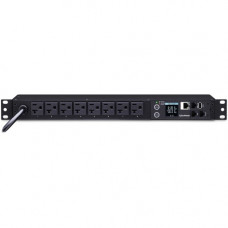 CyberPower PDU31002 Monitored PDU, 100-120V, 20A, 8 NEMA 5-20R Outlets, 1U Rackmount - Monitored - NEMA L5-20P - 8 x NEMA 5-20R - 120 V AC - Network (RJ-45) - 1U - Rack Mount - Rack-mountable PDU31002