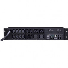 CyberPower PDU31008 Monitored PDU, 200/240V, 30A, 16-Outlet, 1U Rackmount - Monitored - NEMA L6-30P - 12 x IEC 60320 C13, 4 x IEC 60320 C19 - 230 V AC - Network (RJ-45) - 2U - Horizontal/Vertical - Rack-mountable, Wall-mountable PDU31008