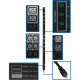 Tripp Lite PDU 3-Phase Metered 208/120V 5.7 Kw 36 C13; 6 C19; 6 5-15/20R 0U - 36 x IEC 60320 C13, 6 x IEC 60320 C19, 6 x NEMA 5-15/20R - 5.70 kVA - Vertical Rackmount, Toolless-mount" - RoHS, TAA Compliance PDU3MV6L2120