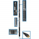 Tripp Lite 3-Phase PDU Switched 17.3kW 240V 24 C13; 6 C19 L22-30P TAA - Switched - NEMA L22-30P - 24 x IEC 60320 C13, 6 x IEC 60320 C19 - 415 V AC - Network (RJ-45) - 0U - Vertical - Rack Mount - Rack-mountable - TAA Compliant - TAA Compliance PDU3XEVSR6L