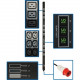 Tripp Lite PDU 3-Phase Metered 240V/230V/220V 11.5kW C13 C19 Vertical 0URM - 9 x IEC 60320 C19, 36 x IEC 60320 C13 - 11.50 kVA - Vertical Rackmount" - RoHS Compliance PDU3XMV6G20