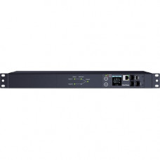 CyberPower Switched ATS PDU PDU44001 10-Outlets PDU - Switched - NEMA 5-15P - 10 x NEMA 5-15R - 120 V AC - Network (RJ-45) - 1U - Horizontal - Rack-mountable PDU44001