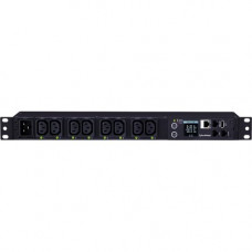 CyberPower PDU81006 Switched Metered-by-Outlet PDU, 200-240V, 20A, 8 Outlets (C13), 1U Rackmount - NEMA L6-20P - 8 x IEC 60320 C13 - 230 V AC - Network (RJ-45) - 1U - Rack Mount PDU81006