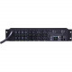 CyberPower PDU81008 Switched Metered-by-Outlet PDU, 200-240V, 30A, 16 Outlets (C13 + C19), 2U Rackmount - NEMA L6-30P - 12 x IEC 60320 C13, 4 x IEC 60320 C19 - 230 V AC - Network (RJ-45) - 2U - Rack Mount PDU81008