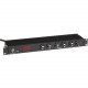 Black Box Metered Rackmount PDU with Front and Rear Outlets - 14 x NEMA 5-15R - 120 V AC - 1U - Rack Mount PDUMH14-S15-120V