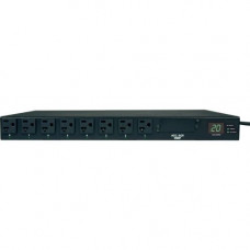 Tripp Lite PDU Metered ATS 120V 20A 5-15/20R 16 Outlet L5-20P Horizontal 1U - 16 x NEMA 5-15/20R - 2.4kVA - 1U Rack-mountable - TAA Compliance PDUMH20AT