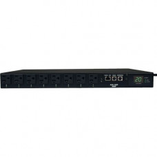 Tripp Lite PDU Switched ATS 120V 20A 5-15/20R 16 Outlet L5-20P Horizontal TAA - 16 x NEMA 5-15/20R - 2.4kVA - 1U Rack-mountable - TAA Compliance PDUMH20ATNET