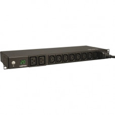 Tripp Lite PDU Metered 200-240V 20A 8 C13; 2 C19 Outlet L6-20P 1U RM TAA - 1UHorizontal Rackmount - RoHS, TAA Compliance PDUMH20HV