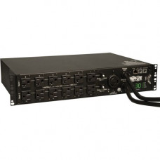 Tripp Lite PDU Switched ATS 120V 30A 24 5-15/20R; 1 L5-30R 2URM TAA - 24 x NEMA 5-15/20R, 1 x NEMA L5-30R - 2UHorizontal Rackmount - RoHS, TAA Compliance PDUMH30ATNET