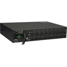 Tripp Lite PDU Monitored 120V 30A 5-15/20R 16 Outlet L5-30P Horizontal 2URM - 16 x NEMA 5-15/20R - 2U - Rack-mountable - RoHS Compliance PDUMNH30