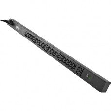 Tripp Lite PDUMV20HV-36 20-Outlets PDU - Metered - NEMA L6-20P, IEC 60320 C20 - 16 x IEC 60320 C13, 4 x IEC 60320 C19 - 230 V AC - 0U - Vertical/Toolless - Rack-mountable, Wall-mountable PDUMV20HV-36