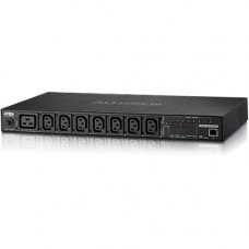 ATEN eco PDU PE6208A 8-Outlets PDU-TAA Compliant - 8 x NEMA 5-20R - 120 V AC - 1920 W - Network (RJ-45) - 1U - Rack-mountable - RoHS, WEEE Compliance PE6208A