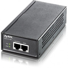 Zyxel PoE-12HP Power over Ethernet Injector - 240 V AC Input - 1 10/100/1000Base-T Input Port(s) - 1 10/100/1000Base-T Output Port(s) - 30 W - RoHS Compliance POE12HP