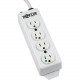 Tripp Lite Power Strip Hospital Medical 120V 5-15R-HG 4 Outlet 15&#39;&#39; Cord Metal - NEMA 5-15P - 4 NEMA 5-15R Hospital Grade - 15ft - TAA Compliance PS-415-HG