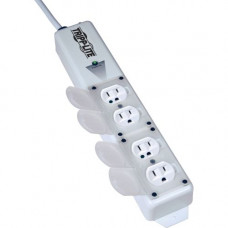 Tripp Lite Power Strip Hospital Medical 120V 4 Outlet UL60601-1 UL60950-1 Metal - NEMA 5-15P - 4 NEMA 5-15R Hospital Grade - 15ft - TAA Compliance PS-415-HGULTRA