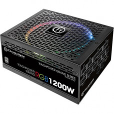 Thermaltake Toughpower Grand RGB 1200W Platinum - Internal - 120 V AC, 230 V AC Input - 1200 W / 3.3 V DC, 5 V DC, 12 V DC, 12 V DC, 5 V DC - 1 +12V Rails - 1 Fan(s) - 92% Efficiency PS-TPG-1200F1FAPU-1