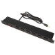Innovation First Rack Solutions 15A Power Strip, Right Angle Front Outlet, 6ft Cord - NEMA 5-15P - 6 x NEMA 5-15R - 6 ft Cord - 125 V AC Voltage - Horizontal Rackmount PS19-FR6-6-A