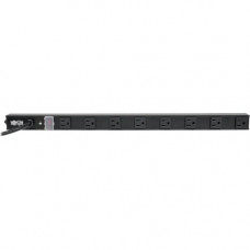 Tripp Lite 8 Outlet Power Strip 5-15R 15&#39;&#39; Cord 15A Vertical 5-15P 24" Black - NEMA 5-15P - 8 x NEMA 5-15R - 15 ft Cord - 15 A Current - 120 V AC Voltage - 1.80 kW - Horizontal/Vertical Rackmount, Desk Mountable PS2408B