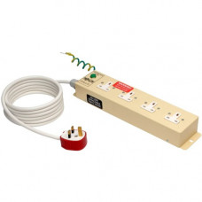 Tripp Lite UK BS-1363 Medical-Grade Power Strip with 4 UK Outlets, 3m Cord - BS 1363/A - 4 x BS 1363/A - 10 ft Cord - 13 A Current - 230 V AC Voltage PS410HGUK
