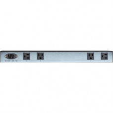 Black Box 4-Outlets PDU - IEC 60320 - 4 x NEMA 5-15R - 120 V AC - Network (RJ-45) - 1U/2U - Horizontal - Rack-mountable PS580A-R2