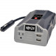 Tripp Lite Ultra-Compact Car Inverter 200W 12V DC to 120V AC 2 USB Charging Ports 1 Outlet - Input Voltage: 12 V DC - Output Voltage: 120 V AC, 5 V DC - Continuous Power: 200 W" - TAA Compliance PV200USB