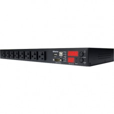 Raritan Dominion PX-2000 PX2-2145R 8-Outlets 1.4kVA PDU - 8 x NEMA 5-20R - 120 V AC - 1400 W - Network (RJ-45) - 1U - Horizontal - Rack Mount - RoHS, TAA Compliance PX2-2145R