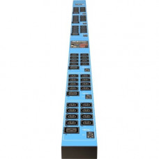 Raritan PX3-5040U-V2 54-Outlet PDU - IEC 60309 (3P+N+E) 32A - 48 x IEC 60320 C13, 6 x IEC 60320 C19 - 22.20 kW - Network (RJ-45) - 0U - Vertical - Rack Mount PX3-5040U-V2