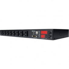 Raritan Dominion PX3-5145R 8-Outlet PDU - NEMA L5-15P - 8 x NEMA 5-20R - 120 V AC - 1900 W - 1U - Rack Mount - TAA Compliance PX3-5145R