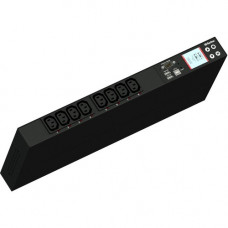 Raritan Dominion PX3-5190R-M5 8-Outlets PDU - Monitored/Switched - IEC 60309 2P+E 6h 16A (2P3W) - 8 x IEC 60320 C13 - 230 V AC - 1U - Horizontal - Rack Mount - Rack-mountable - TAA Compliance PX3-5190R-M5