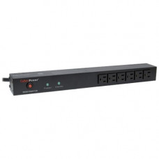 CyberPower Rackbar Surge Suppressor RM 1U RKBS15S6F8R 15A 14-Outlet - Receptacles: 14 x NEMA 5-15R - 3600J RKBS15S6F8R