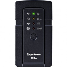 CyberPower Standby RT650 650VA Mini-Tower UPS - Mini-tower - 8 Hour Recharge - 2 Minute Stand-by - 120 V AC Input - 120 V AC Output - 6 x NEMA 5-15R RT650